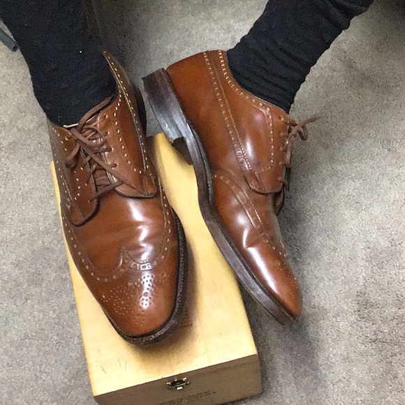 Church's Shoes | Churchs Grafton Leather Derby Brogues | Color: Orange/Tan | Size: 11.5fmedium US Size | Ronnieom's Closet
